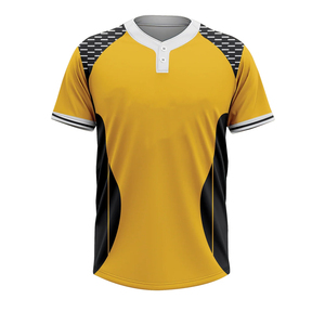 Maillots de softball et de baseball à manches courtes personnalisés pour unisexe avec logo d'équipe et options personnalisables - Product Image 3