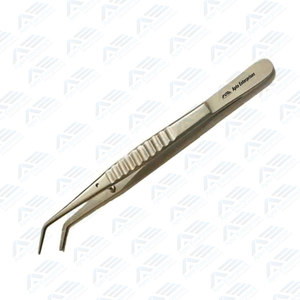 Instrumentos Quirúrgicos Dentales, Instrumentos Médicos, Instrumentos Dentales Quirúrgicos de Acero Inoxidable, Pinzas Dentales con Punta Curva - Product Image 2