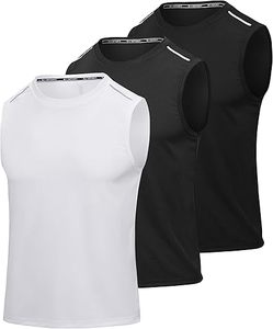 Débardeurs Homme Personnalisés à Logo Brodé, Coupe Musclée, Respirants, en Mélange Polyester/Coton pour Entraînement et Gym – Prix Usine - Product Image 1