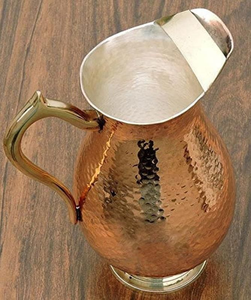Jarra de Agua de Cobre Natural de Alta Demanda para Uso Ayurvédico, Artesanía Tradicional India, Disponible al Mejor Precio del Mercado - Product Image 2