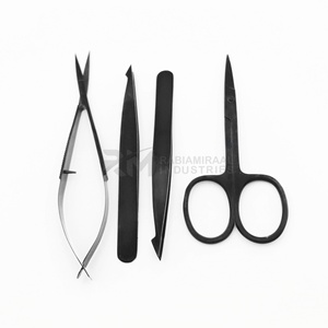 Pince à épiler pour sourcils RMI, couleur plasma noire, pointe pointue, acier inoxydable, durable, pour une mise en forme précise - Product Image 3