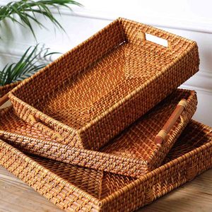 Newest Design Handcrafted Rattan Storage Basket for Food Fruits Vegetables Eco-Friendly Customizable Size Color For Dining Table - Product Image 6