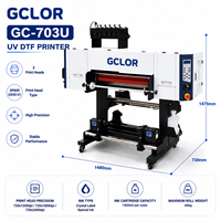 Nueva Impresora UV DTF de 650 mm con 3 Cabezales de Impresión para Impresión por Transferencia de Etiquetas de Cristal, Película AB y Adhesivos (Tinta UV)