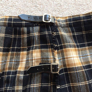 กระโปรงผ้าขนสัตว์สำหรับผู้หญิง ไซส์ 14 ลายสก็อตธอมสัน คาเมล ทาร์ทัน กระโปรงสตรีแบบดั้งเดิม - Product Image 6