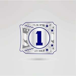 Ceinture de championnat de lutte en métal épais avec plaque centrale dorée et logo personnalisé, sangle bleue, titre personnalisé - Huzaim Elite Sports - Product Image 4