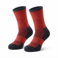 Chaussettes de ski en laine mérinos renforcées au talon et aux orteils pour hommes et femmes, usage extérieur