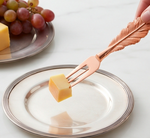 Feather Cheese <b>Knife</b> Stainless Steel <b>Spreader</b> Gold Silver Rose Gold Metal Handle Cheese Tool For Kitchen Use - Product Image 4