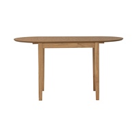 Mesa de Comedor Extensible Ovalada de Madera de Roble Natural Resistente Nesthouz para 4 Personas, Muebles Modernos para Apartamento, Requiere Ensamblaje