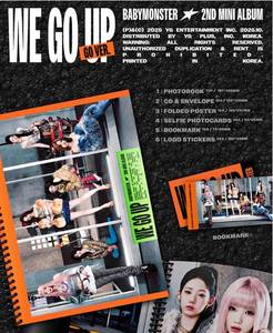 BABYMONSTER 2ème mini-album [WE GO UP] Version UP KPOP Groupe d'idoles coréennes Album officiel CD de collection Cadeau gratuit pour les fans Pop - Product Image 3