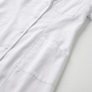 เสื้อกาวน์สีขาว |   เสื้อกาวน์แพทย์มืออาชีพ |   เสื้อคลุมแล็บแบบ unisex มีกระเป๋า |   ผู้ผลิต OEM ตามสั่ง - Product Image 5