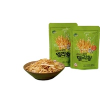 Snack de abadejo asado y seco sin condimentos al por mayor, bolsa de 15g |   Chips de Pescado Salados Naturales con Alto Contenido de Proteínas, Listos para Comer, para Niños y Adultos