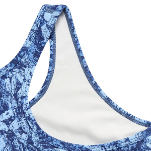 Unique Design Backless Crop Sports Bra in Reasonable Price Sublimation Printing Women Wear Simple Best Neck Sports Bra - Product Image 4