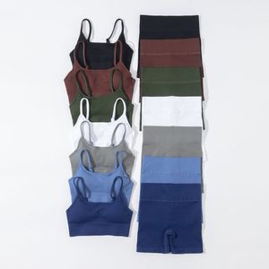 Conjunto de Yoga Acanalado al por Mayor: Leggings y Top Deportivo de Un Hombro para Fitness - Product Image 4