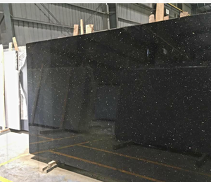 Meilleure Qualité Granit Noir Galaxie Grandes Dalles Polies et Lustrées Comptoirs de Cuisine Modernes pour Villas Durables Garantie à Vie Pacific - Product Image 1