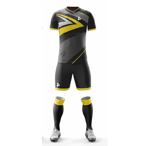 Design Football Uniform Wholesale Soccer Kits Men's Adult Clothes Quick Dry Solid Color Soccer Uniform Matching Set <b>Athletic</b> - Product Image 5