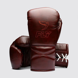Guantes de Boxeo de Piel Genuina de Alta Calidad con Correa de Protección para la Muñeca, Guantes de Lucha con Diseño Nuevo y Logotipo Personalizado - Product Image 6