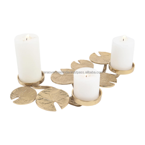 Tendance Premium Design Métal T Lumière Titulaire Décoratif Bougeoirs Votifs Avec Bougie Pour Les Centres De Table De Fête De Mariage - Product Image 1