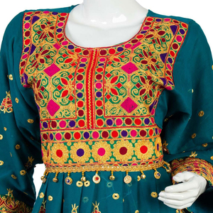 Robe afghane tribale Kutchi faite à la main de la meilleure qualité pour femmes, robes afghanes 2026, robe afghane de bonne qualité à manches longues - Product Image 4