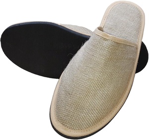 Quantité minimale de commande bas Eco-Savvy Spa Slipper du Bangladesh Disposable Feature Pantoufles confortables respectueux de l'environnement Jute Hotel Pantoufles - Product Image 2