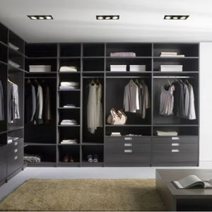 Armario de Dormitorio de Madera Estilo Europeo Personalizado JY Project, Diseño Moderno, Sistema de Vestidor Ajustable para Muebles de Hogar - Product Image 5