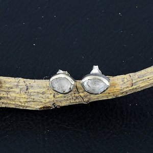 Pendientes de Plata de Ley con Diamantes Herkimer, Estilo Vintage, Joyería Personalizada para Mujer, Regalo de Aniversario de Bodas - Product Image 3