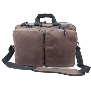 Professional Heavy-Duty Canvas Laptop <b>Backpack</b> for Business Travel Expandable Brown Rucksack with USB Port <b>student</b> school bag - Product Image 4