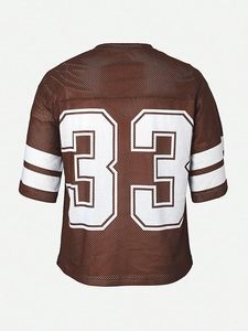 T-shirts en jersey pour hommes, coupe oversize ample, en maille, à imprimé graphique, col rond, manches courtes, style streetwear - Product Image 2