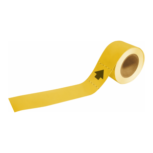 Marqueurs de tuyaux jaunes Brady Blank To-Go pour l'identification des tuyaux industriels, type flexible - Product Image 1