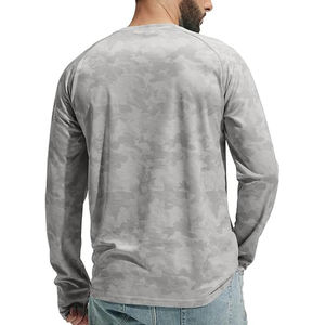 Camisetas de Pesca con Protección Solar UPF 50+ para Hombre, Camisetas de Senderismo de Manga Larga de Secado Rápido con Camuflaje, Protección UV, Tallas Grandes, para Actividades al Aire Libre - Product Image 2
