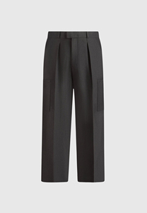 Pantalones de Hombre de Cintura Alta, Plisados, de Pierna Recta, con Bolsillos Laterales, Antiarrugas, Casuales Elegantes, para Otoño, de Algodón, Tallas Grandes - Product Image 2