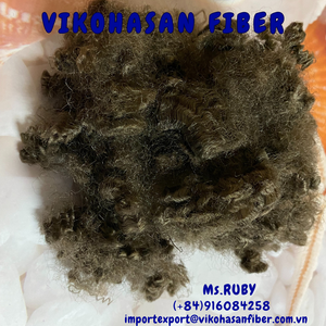 Fibre de polyester brune de qualité supérieure 7D-15D HS, fabricant Vikohasan et fibre synthétique - Product Image 3