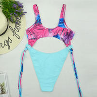 Nouveau maillot de bain burkini taille haute respirant et à séchage rapide avec logo frontal uni, grandes tailles pour femmes