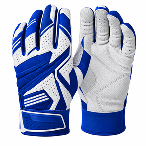 Custom Baseball <b>Batting</b> Gloves for Men Youth with Premium Non Slip Grip Breathable Stretch <b>Fabric</b> <b>Batting</b> Gloves - Product Image 4