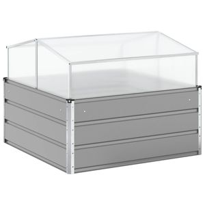 Macetas y Jardineras de Acero Galvanizado Gris Claro de 39.37 X 39.37 X 30.31 Pulgadas - Product Image 2