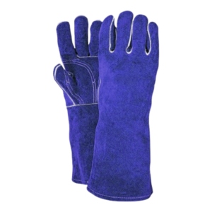 Most Popular Heavy-Duty Cowhide Split Leather Welding <b>Gloves</b> Reinforced Long Lasting Hand Protection Safety Cuff General Purpose - Product Image 2