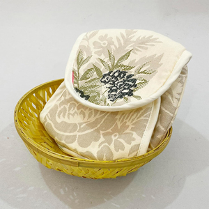 Panier à pain en coton écologique pour exportateur indien – Rangement élégant pour cuisine et organisateur de table à manger - Product Image 5