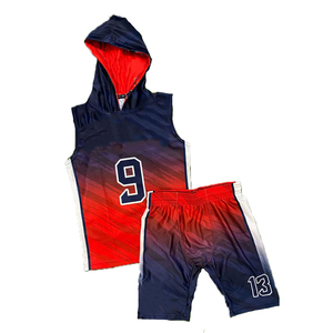 Uniformes de football américain 7v7 sans manches, respirants, grande taille, unisexes, logo personnalisé, 100% polyester, tailles et couleurs personnalisables - Product Image 1
