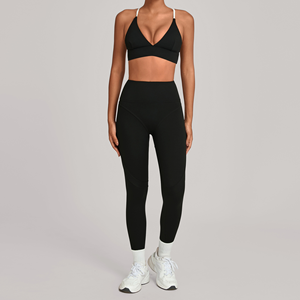 Heavy Fashion Printed Fitness Workout Yoga Set Sports Bra And Legging Set - Product Image 4