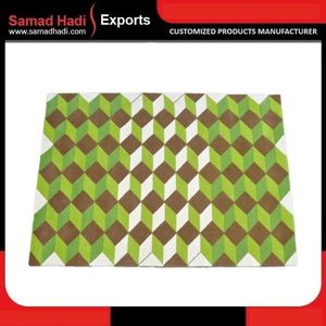 Tapis en laine faits main par des artisans indiens, tapis de prière brodés et tuftés à la main pour salon, vente en gros, fournisseur d'usine - Product Image 2
