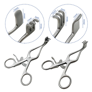 Rétracteur auto-serrant Weitlaner avec déflecteur, instrument chirurgical orthopédique, rétracteur tissulaire en acier inoxydable, qualité allemande - Product Image 3