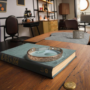 สร้อยข้อมือโลหะเคลือบทองสำหรับผู้หญิงปรับได้ลายดอกไม้กำไลข้อมือดีไซน์ทางศาสนาแบบดั้งเดิมสมัยใหม่ - Product Image 3