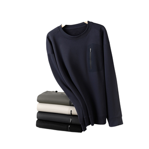 เสื้อสเวตเตอร์แขนยาวคอสูงสำหรับผู้ชาย ดีไซน์เรียบง่าย ทันสมัย สไตล์ลำลอง เหมาะสำหรับฤดูใบไม้ร่วง  แบบสวมหัว  ลายเรียบ  สามารถสั่งทำได้  กันน้ำ  ผ่านการซักแล้ว - Product Image 4