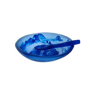 Bohemian Style Modern Design Polished Eco-Friendly Vintage Resin Salad & Fruit Bowl for Party Mixing - Product Image 2