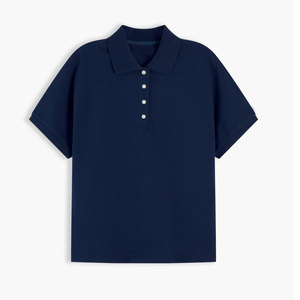 Camiseta Polo para Mujer de Colores Sólidos y Diseño de Primera Calidad a Precio Económico y MOQ Bajo - Product Image 4