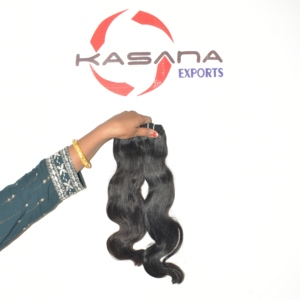 Extensions de cheveux indiens Remy lisses double trame, noir naturel, cuticules alignées, pointes pleines, vente en gros - Product Image 2