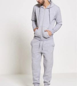 Conjuntos de chándales de algodón para hombre, sudaderas con capucha personalizadas, venta al por mayor, chándal liso informal para correr, chándal suave cálido, bordado de Fitness - Product Image 5