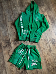 Conjunto de 2 Piezas Unisex de Corte Regular para Invierno, Color Sólido, Secado Rápido, Transpirable, Camiseta de Manga Corta y Pantalones Cortos para Vacaciones Casuales - Product Image 2