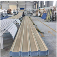 Teja de Techo UPVC de Estilo Moderno con Aislamiento Térmico, Láminas de Techo de PVC de 4 Capas para Fábrica, Lámina de Techo de PVC ASA Ignífuga