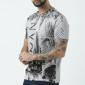 Prix de gros, t-shirts pour hommes avec logo personnalisé imprimé, qualité supérieure, couleur unie, t-shirt à séchage rapide, nouvelle arrivée - Product Image 2