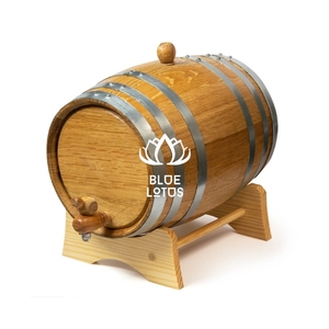 Safe Oak Wooden Barrel Beautiful Craft Excellent For Aging Tasty Grape Liquor And Storing Delicious Rice <b>Wine</b> Tight <b>Container</b> - Product Image 6